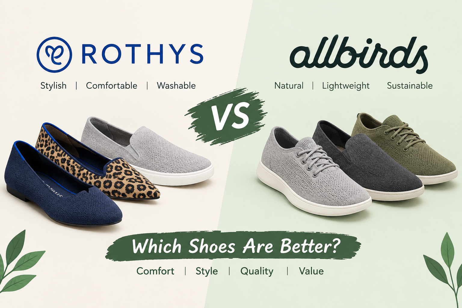 Rothys vs Allbirds
