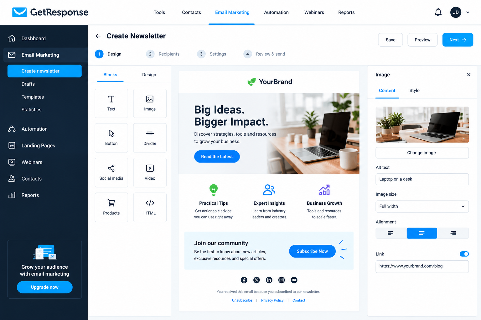 GetResponse Email Marketing Review