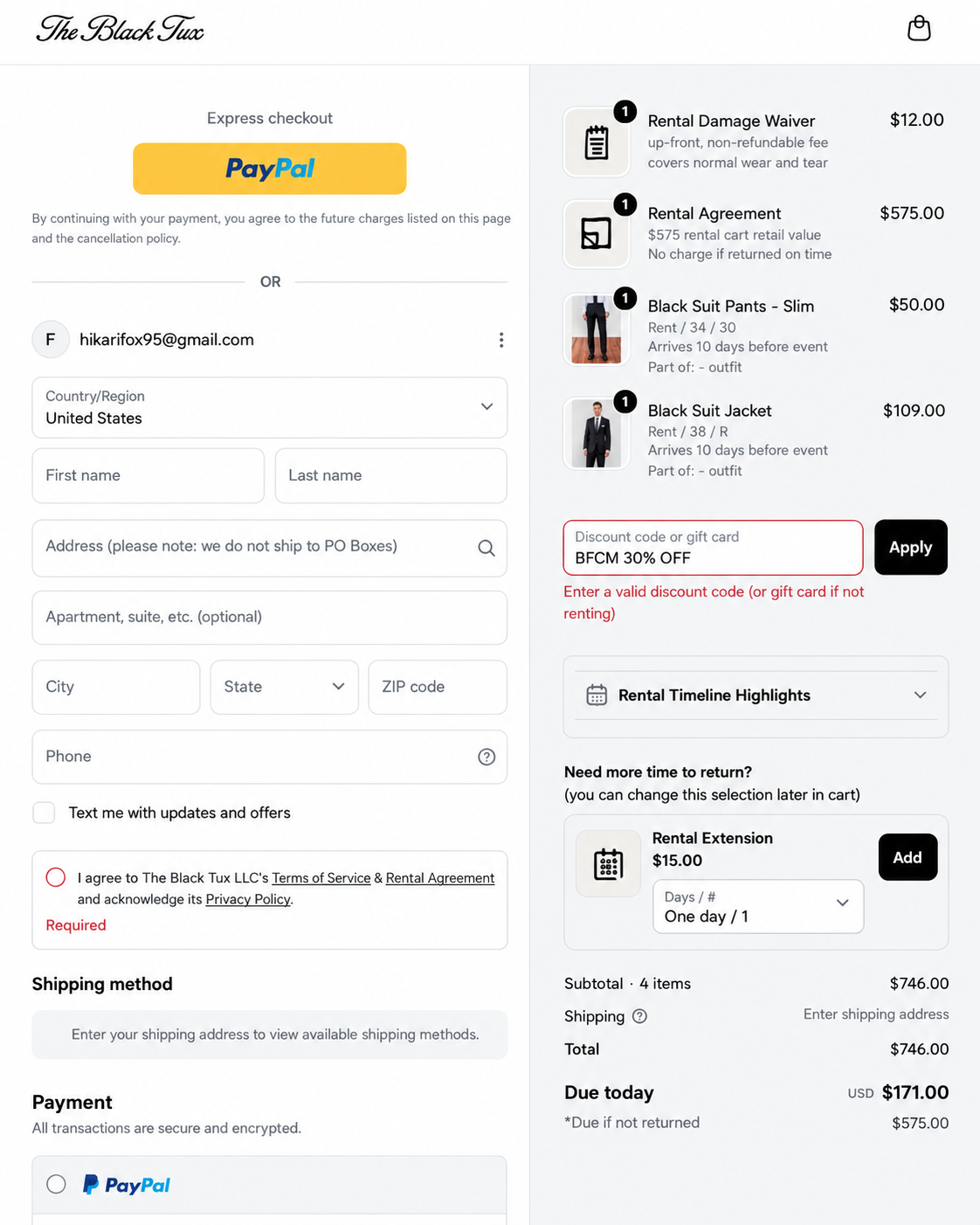 The Black Tux Promotions & Discounts