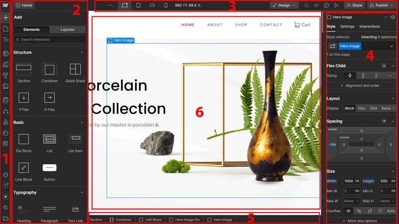 Webflow Website Builder